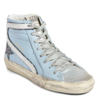 Pre-owned Golden Goose Women's Slide Classic High Top Sneakers 3552 - Retail $625 In Gray