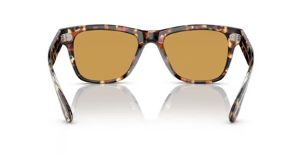 Pre-owned Oliver Peoples 0ov5393su 1604r9 Garnet Tortoise/yellow 54mm Men's Sunglasses