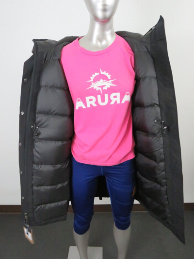 Pre-owned The North Face Womens  Tnf Snow Down Hooded Parka Warm Winter Jacket - Black In Tnf Black