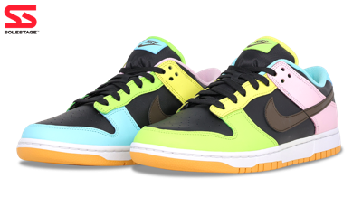 Pre-owned Nike Dunk Low Se Free.99 Black 2021 (dh0952-001) Men's Size 8-13 In Multicolor