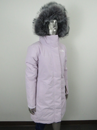 Pre-owned The North Face Womens  Arctic Parka Down Waterproof Warm Winter Jacket Lavender In White