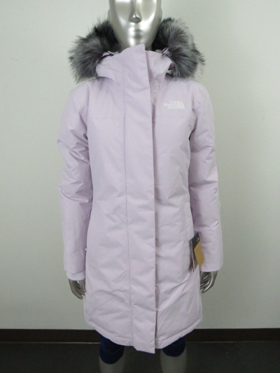 Pre-owned The North Face Womens  Arctic Parka Down Waterproof Warm Winter Jacket Lavender In White