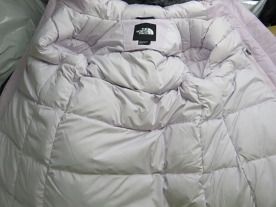 Pre-owned The North Face Womens  Arctic Parka Down Waterproof Warm Winter Jacket Lavender In White