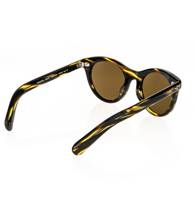 Pre-owned Oliver Peoples Merrivale Ov5451su Brown Cocobolo Polarized Sunglasses 5451