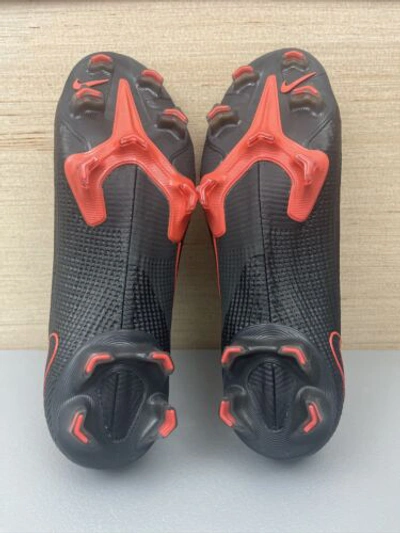 Pre-owned Nike Mercurial Vapor 13 Elite Fg Men Soccer Shoes, Black/red, Aq4176-060, Sz 8