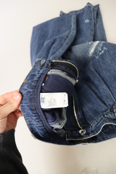 Pre-owned Dolce & Gabbana Jeans Blue Washed High Waist Loose Fit Pants It40/us6/s 1100usd