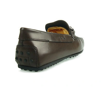 Pre-owned Tod's M1  Man's Loafer Shoes Loafers Herrenschuhe Man Mokassin In Brown
