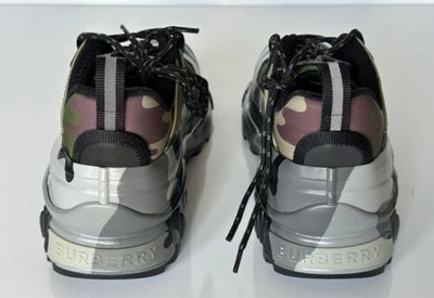 Pre-owned Burberry $890  Men's Arthur Mangrove Green Sneakers 12 Us (45 Eu) 8042185 It