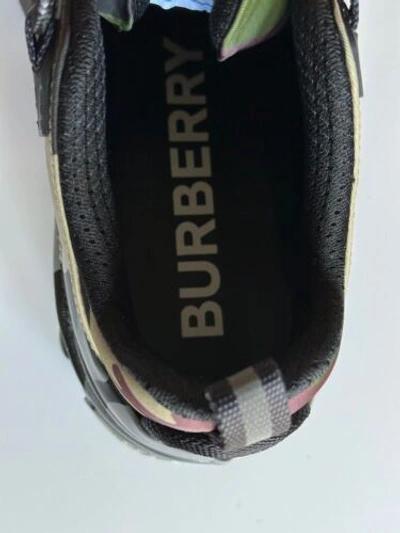 Pre-owned Burberry $890  Men's Arthur Mangrove Green Sneakers 12 Us (45 Eu) 8042185 It