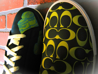 Pre-owned Coach Skate Appleofyoureyes Green 1$t Sneakers Ca283 Sold Out $exy Solemate Shoe