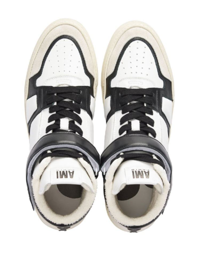 Shop Ami Alexandre Mattiussi Ami Paris Sneakers In Whiteblack