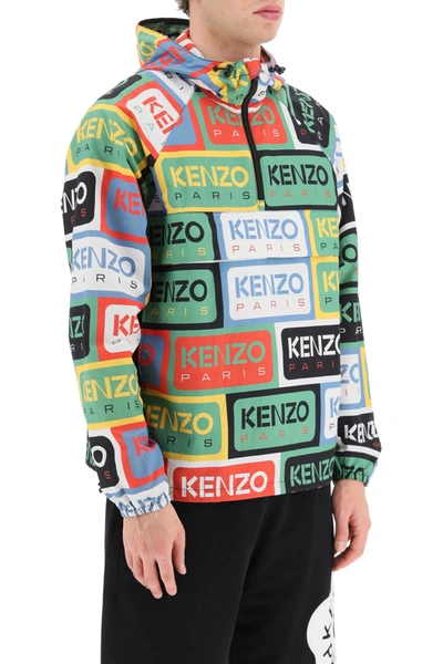 Shop Kenzo Labels' Pattern In Multicolor