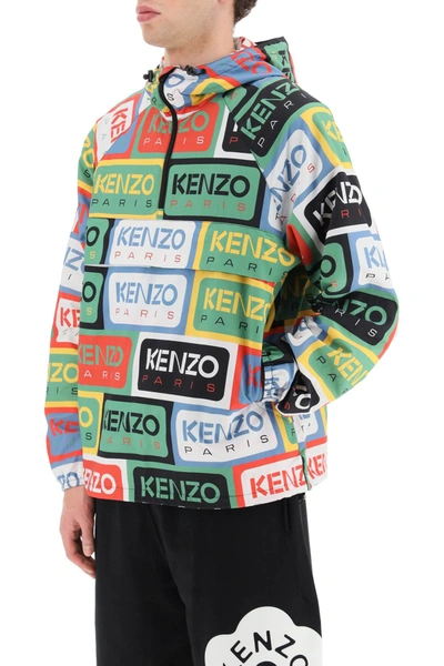 Shop Kenzo Labels' Pattern In Multicolor