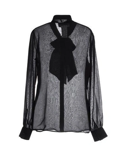 Shop Dsquared2 Shirts & Blouses With Bow In Black