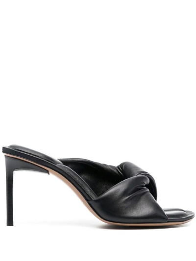 Shop Jacquemus Sandals In Black
