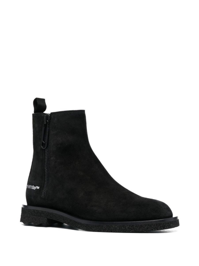Shop Off-white Boots In Black Blac