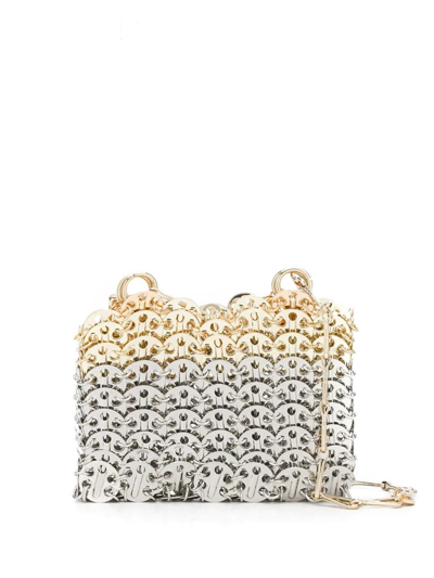 Shop Paco Rabanne And Gold 1969 Skyline Nano Bag In Silver