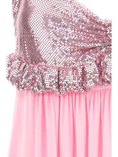 Shop Paco Rabanne Dresses In Pink