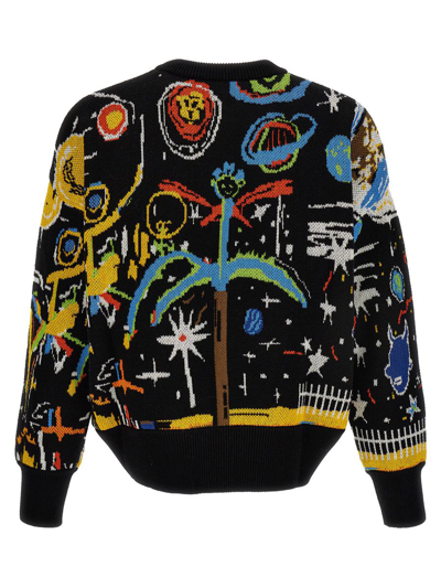 Shop Palm Angels Starry Night Sweater In Multicolor