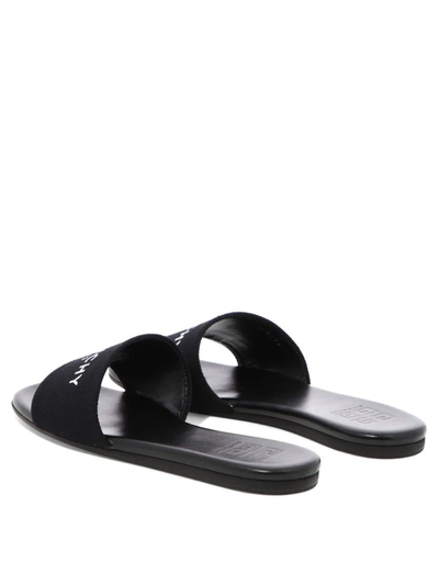Shop Givenchy "4g" Canvas Mules In Black