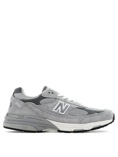 Made In Usa 993 Core Low-top Sneakers In Grey/grey/white