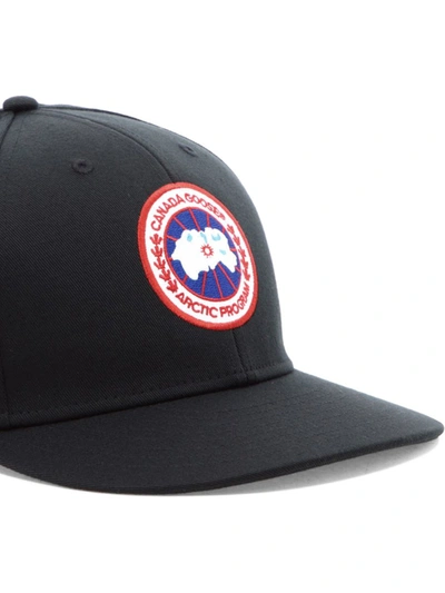 Shop Canada Goose "arctic" Baseball Cap In Black
