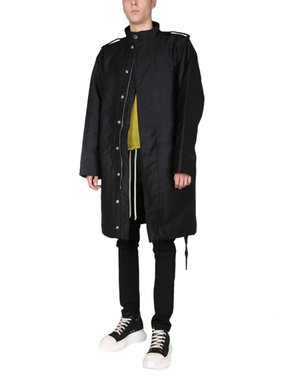 Shop Rick Owens Drkshdw "army" Parka In Black