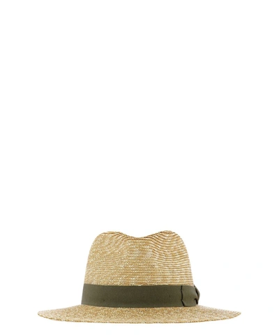 Shop Montegallo "bogart" Hat In Beige