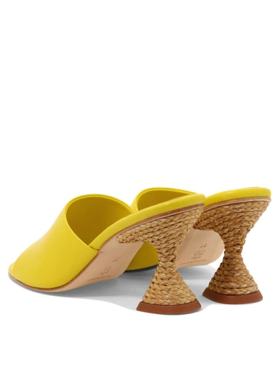Shop Paloma Barceló "brigite" Sandals In Yellow