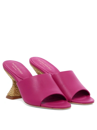 Shop Paloma Barceló "brigite" Sandals In Fuchsia