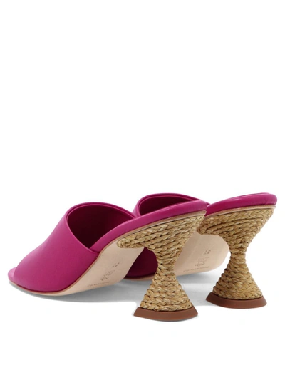 Shop Paloma Barceló "brigite" Sandals In Fuchsia