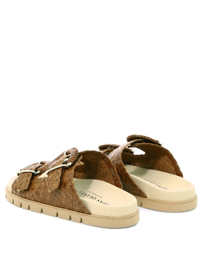 Shop Pons Quintana "caiman" Sandals In Brown