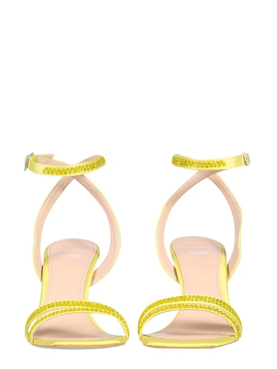 Shop Leonie Hanne X Liu Jo "camelia" Sandals In Yellow