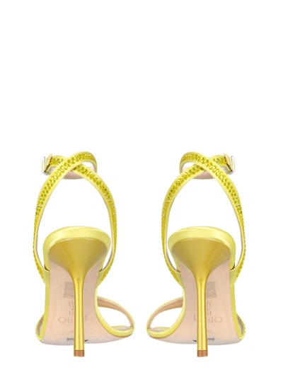 Shop Leonie Hanne X Liu Jo "camelia" Sandals In Yellow