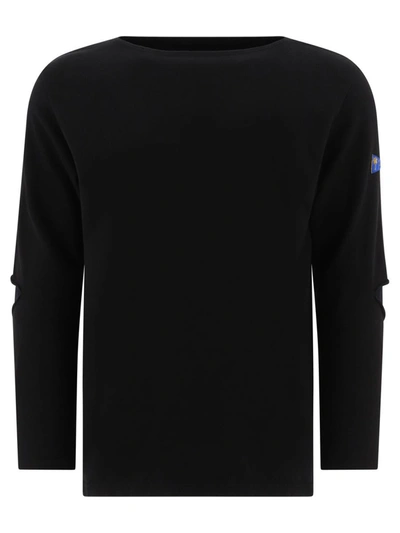 Shop Kapital "elbow-rip" T-shirt In Black