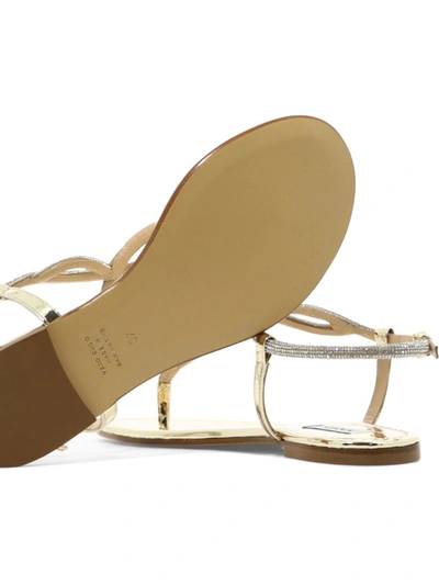 Shop Ninalilou "elisa 111" Sandals In Gold