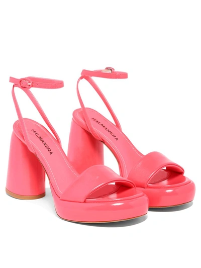 Shop Halmanera "erika" Sandals In Pink