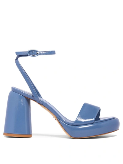 Shop Halmanera "erika" Sandals In Blue
