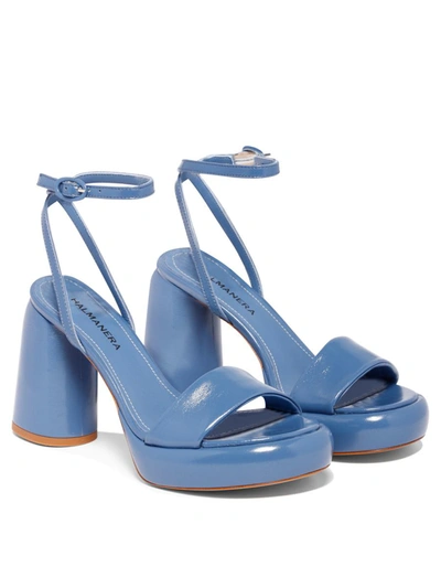 Shop Halmanera "erika" Sandals In Blue