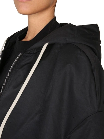 Shop Rick Owens Drkshdw "front Peter" Jacket In Black