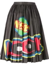 MOSCHINO Printed A-Line Skirt,A01130450