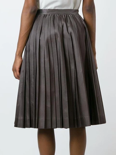 Shop Moschino Printed A-line Skirt