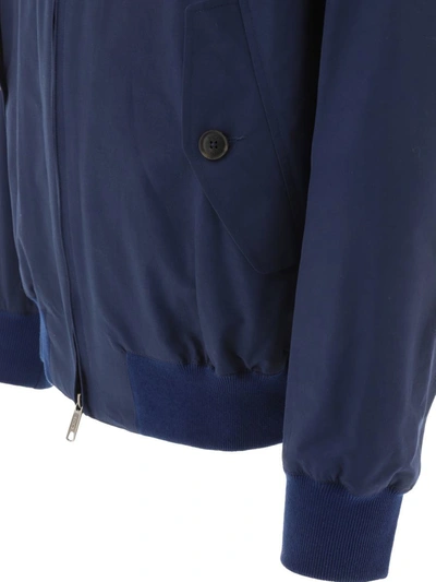 Shop Baracuta "g9" Bomber Jacket In Blue