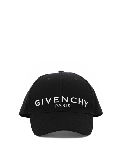 Shop Givenchy " Paris" Baseball Cap In Black