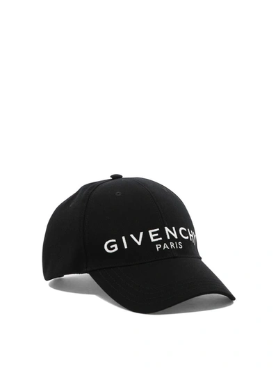 Shop Givenchy " Paris" Baseball Cap In Black