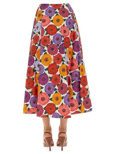 Shop La Doublej "holiday" Skirt In Multicolor