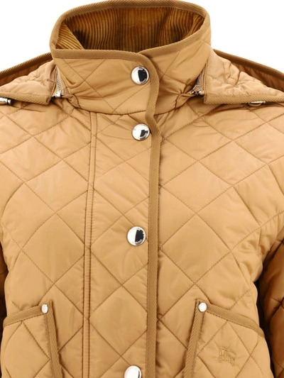 Shop Burberry "humbie" Jacket In Beige