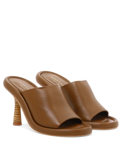 Shop Paloma Barceló "ilia" Sandals In Brown