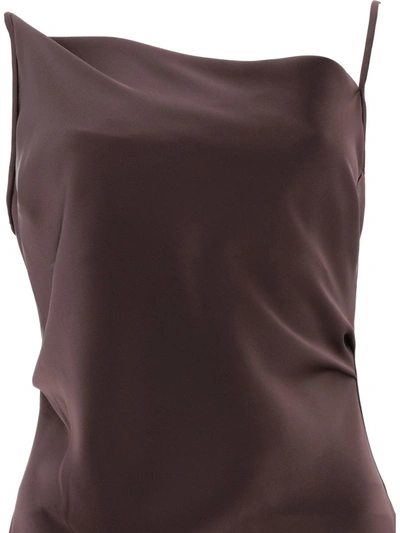Shop Nanushka "lennie" Dress In Brown