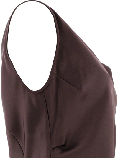 Shop Nanushka "lennie" Dress In Brown
